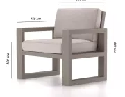Комплект Медисон диван, 2 кресла и стол №1 10
