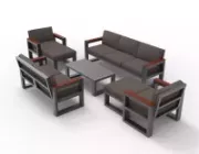 Комплект Медисон WOOD 2 дивана, 2 кресла и стол №1 5